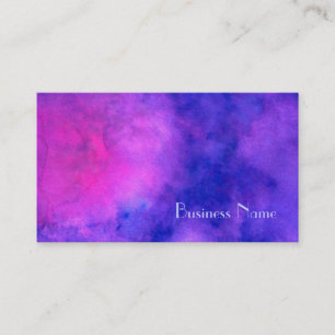 Purple Pink Abstract Texture Business Card