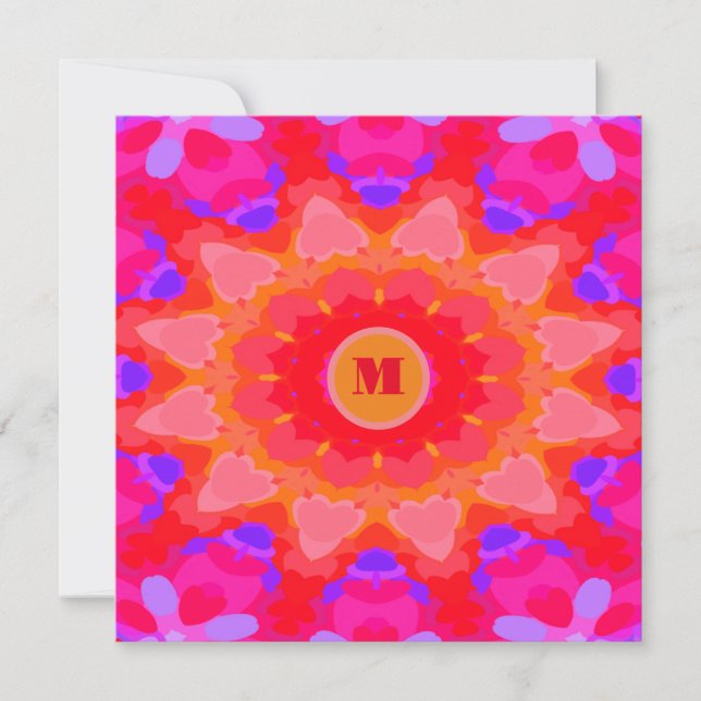 Purple, Pink and Orange  (Front)