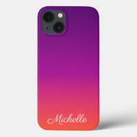 Purple, pink and orange gradient ombre Case-Mate i