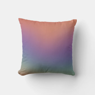 Purple Pink Aura Gradient Pillow