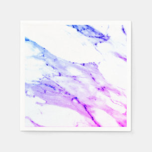 Purple pink blue White Marble granite pattern Napkin
