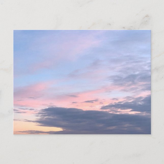 Purple Pink Blueish Sky Postcards (Front)
