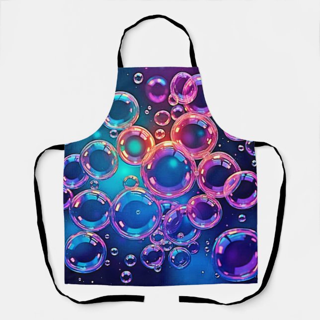 Purple Pink Bubble Magic Apron (Front)
