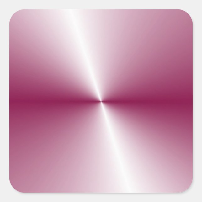 Purple Pink Colour Blank Template Custom Elegant Square Sticker (Front)