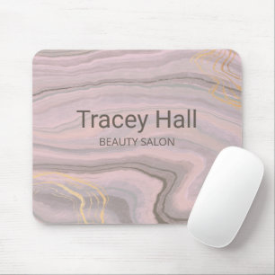 Purple pink earthy agate mouse mat