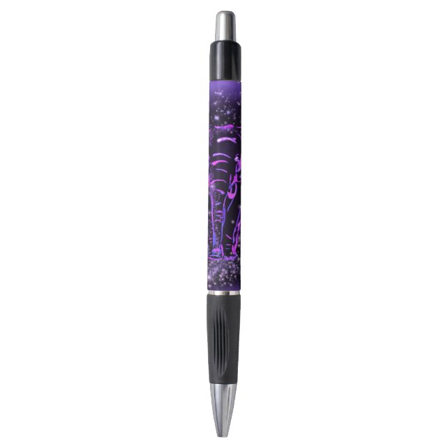 Purple Pink Elephant Pen At Starry Night  (Front Vertical)