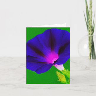 Purple-Pink Floral Card