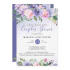 Purple Pink Floral Wedding Couples Shower