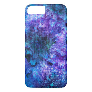 Purple pink flower pattern digital design art iPhone 8 plus/7 plus case