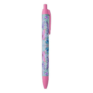 Purple Pink Flying Butterflies Pen