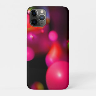 PURPLE PINK FUCHSIA ORANGE QUANTUM BUBBLES iPhone 11 PRO CASE