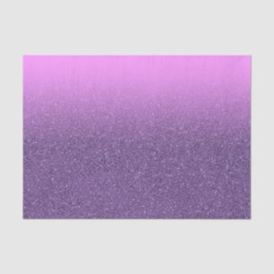 Purple pink glitter gradient girly  tissue paper