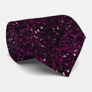 Purple Pink Glitter Ombre Sparkle Stylish Gift Tie