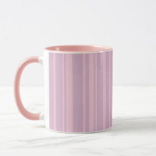 Purple & Pink Line Pattern Mug