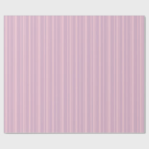 Purple & Pink Line Pattern Wrapping Paper
