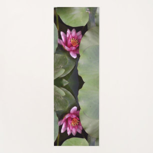 Purple, Pink Lotus Flower Yoga Mat