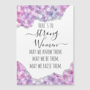 Purple & Pink Mermaid Glitter Quote Gift Idea