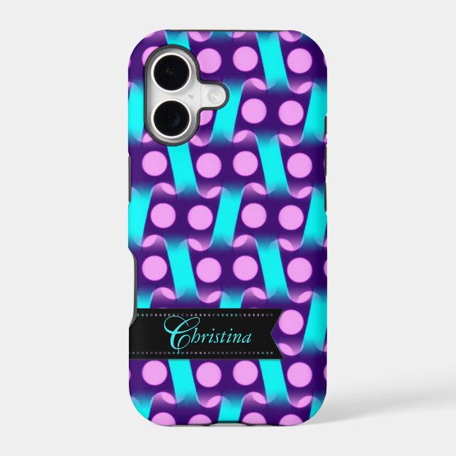 Purple Pink Modern pattern  iPhone 5 Case-mate (Back)