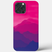 Purple Pink Mountain Gradient