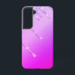 Purple Pink Neon Glitter Sparkle Samsung Galaxy Case<br><div class="desc">Samsung Galaxy Cases or iPhone Cases with Purple Pink Glitter Sparkle Drips Gift - Or Add Your Unique Text / Name - Make Your Special Gift - Resize and move or remove and add text / elements with customisation tool. Design by MIGNED. Please see my other projects / designs and...</div>