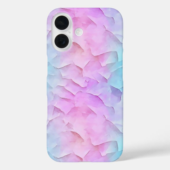 Purple Pink Pastel Pattern Case-Mate iPhone Case (Back)