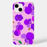 Purple Pink Poppy Papaver Field Illustration 