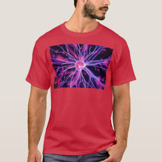 Purple pink static electricity ball kid science fa T-Shirt