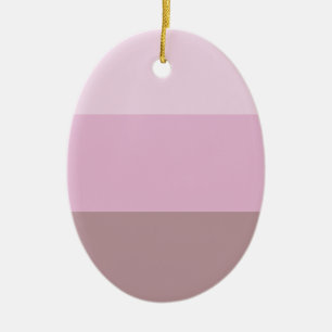 Purple Pink Striped Ombre Ceramic Tree Decoration