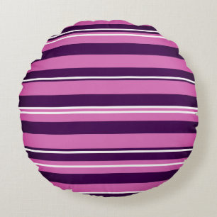 Purple & pink Stripes cushion