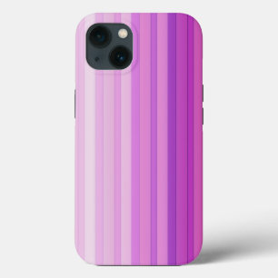 Purple Pink Stripes Pattern iPhone X Case