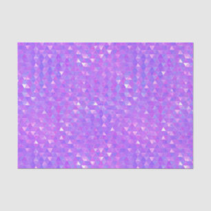 Purple Pink Trendy Triangles Geometric Party Tissue Paper