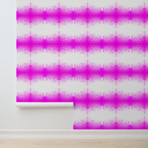 Purple Pink White Honeycomb Pattern Stripe Wallpaper