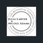 Purple Pink Wild Orchid Flowers Wreath Wedding Rubber Stamp<br><div class="desc">Beautiful Invitation to celebrate Special occasions and festivals comes with digital and E-invitation as per your request. We would love to replicate our designs to make multiple products like rsvp cards, labels envelopes, and more. Customisation is available for ready-to-print on request at info@shamaurcreatif@gmail.com Look Forward to hearing from you :)...</div>