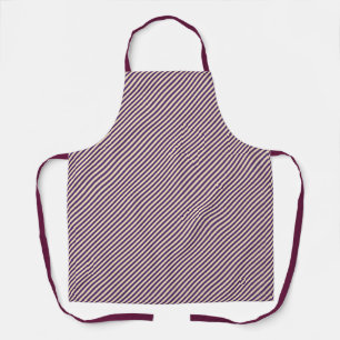 Purple Pinstripe Purple Straps Chef Apron