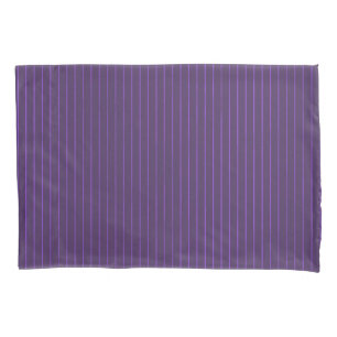 Purple pinstripes pillowcase