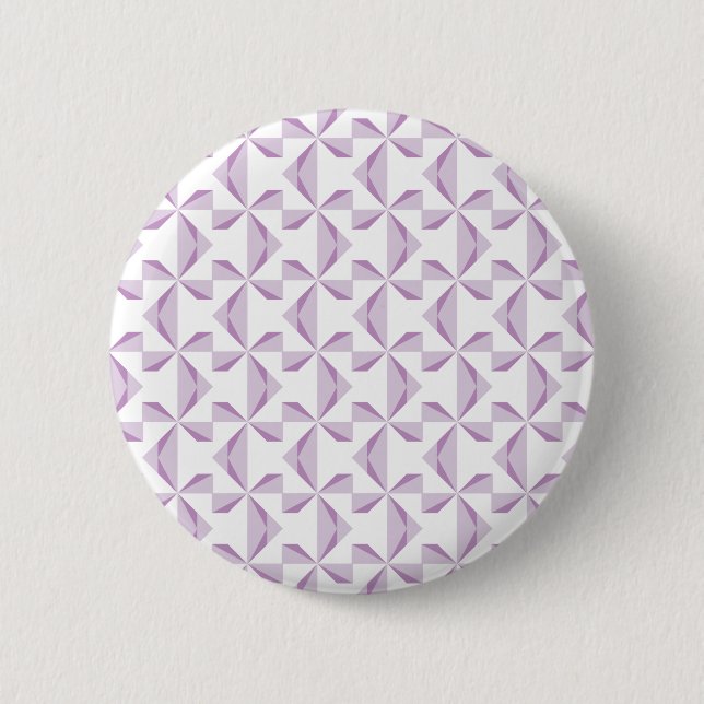 Purple Pinwheels 6 Cm Round Badge (Front)