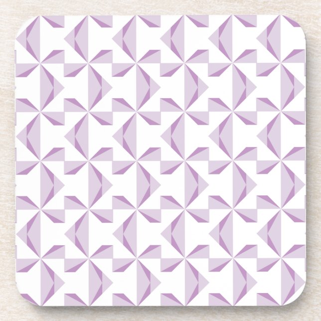 Purple Pinwheels Coaster (Front)