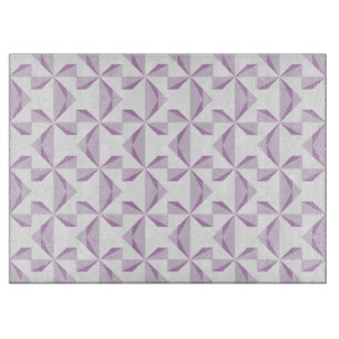 Purple Pinwheels Cutting Board