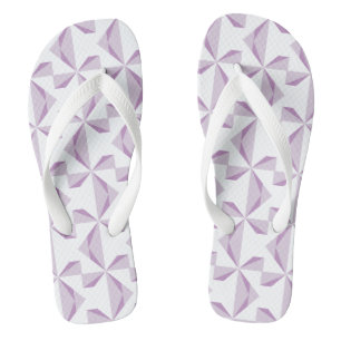 Purple Pinwheels Flip Flops
