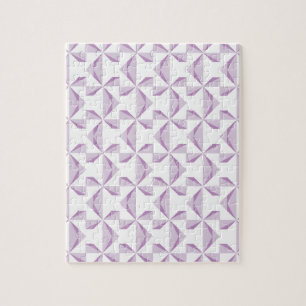 Purple Pinwheels Jigsaw Puzzle