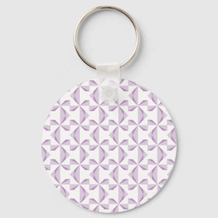 Purple Pinwheels Key Ring