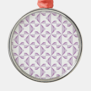Purple Pinwheels Metal Tree Decoration