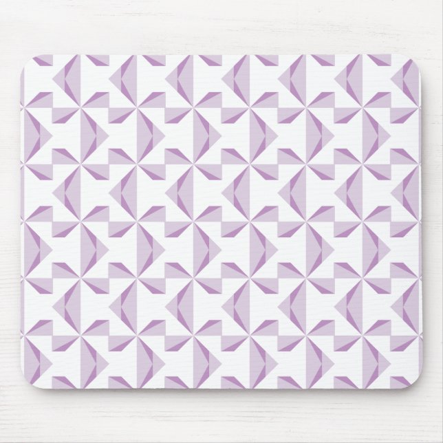 Purple Pinwheels Mouse Mat (Front)