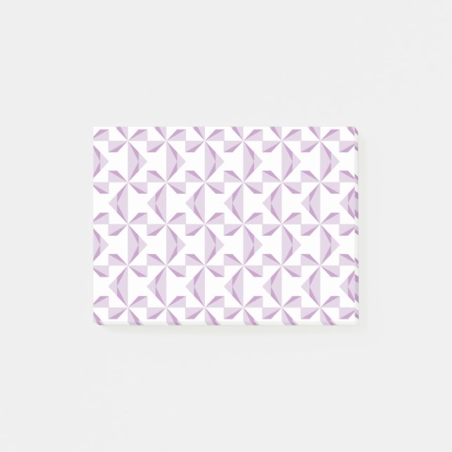 Purple Pinwheels Post-it Notes (Front)