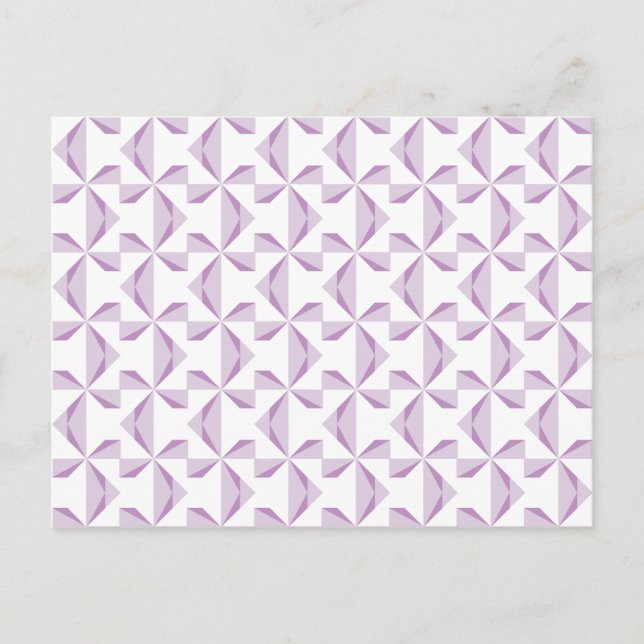 Purple Pinwheels Postcard (Front)