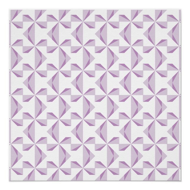 Purple Pinwheels Poster (Front)