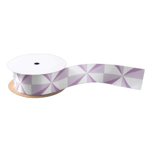 Purple Pinwheels Satin Ribbon