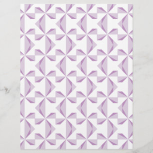 Purple Pinwheels Scrapbook Paper