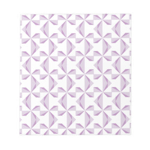 Purple Pinwheels Scrapbook Paper Notepad