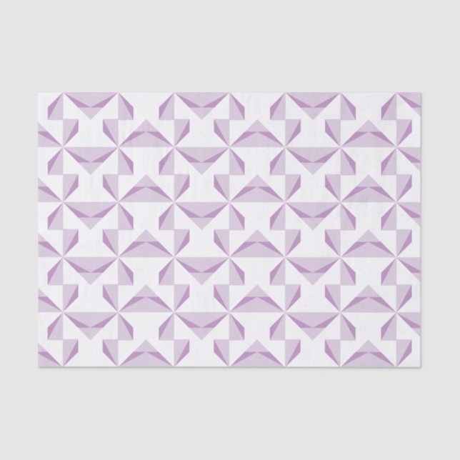 Purple Pinwheels Tissue Paper (Front)